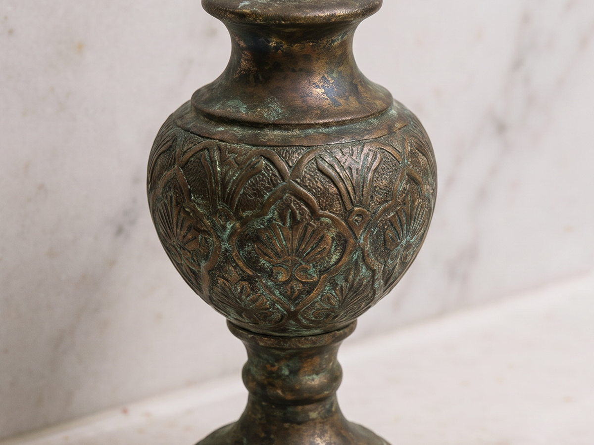 Brass before tarnish removal