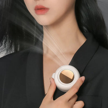 🥳2026 HOT SALE🥳💞50K+ SOLD!💨 Whirlwind Clip Waist Neck Fan – 2-in-1: clip on waist or wear as necklace. Long 23hr runtime, quiet & powerful (5100rpm). Stay cool hands-free! 🌀🌿