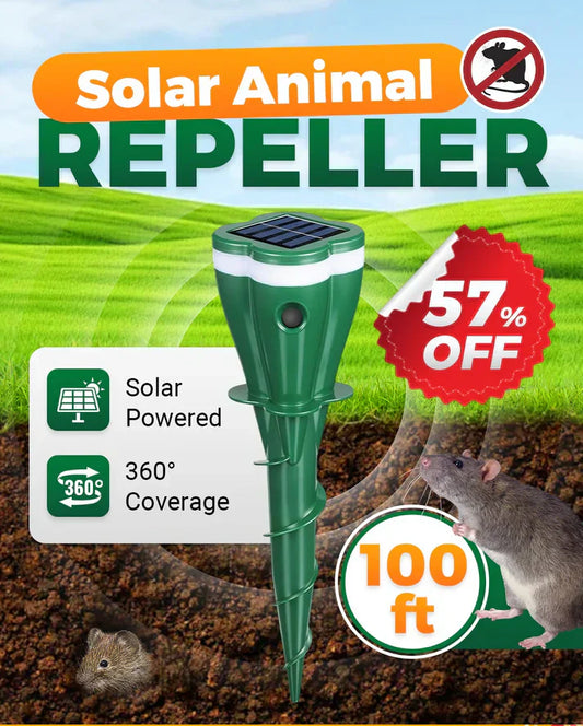 Solar Powered Waterproof Animal Repellent