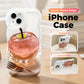 💕Apple Pattern Transparent Phone Case for iPhone