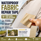 Self-adhesive repair patch for canvas
