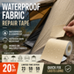 Self-adhesive repair patch for canvas