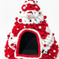 Cozy Christmas Tree Cat Cave