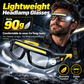 ✨Rechargeable LED head torch in glasses style