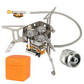 ⏰Camping Gas Burner – 5800W, Piezo Ignition, Windproof 🔥
