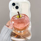 💕Apple Pattern Transparent Phone Case for iPhone