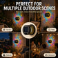 🌞💡Solar Mandala Wall Light Outdoor Garden Fence Projector Lamp Patio Ambient Decor✨