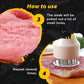 ⏳Stainless Steel Meat Tenderizer Needle – 21 Blades, Fast Marinade, Easy Clean 🔪