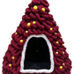 Cozy Christmas Tree Cat Cave