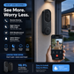 Monitor Your Door Instantly! 1080P AI Human Detection Video Doorbell