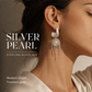 French Romantic Pearl Fringe Stud Earrings