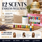 🌺The fresh scent lifts your mood！🌷12-Pack Water Soluble Essential Oils Set