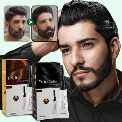 Plant Extract Hair Dye Cream With Comb
