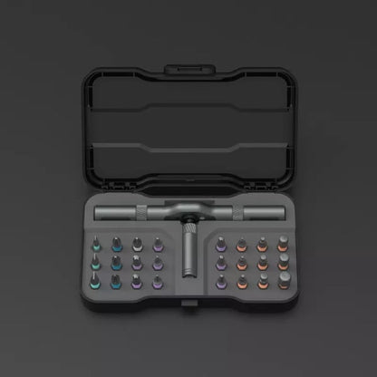 24-in-1 Magnetic Ratcheting Screwdriver Set – Compact, Lightweight & Perfect for DIY Repairs 🔧💼