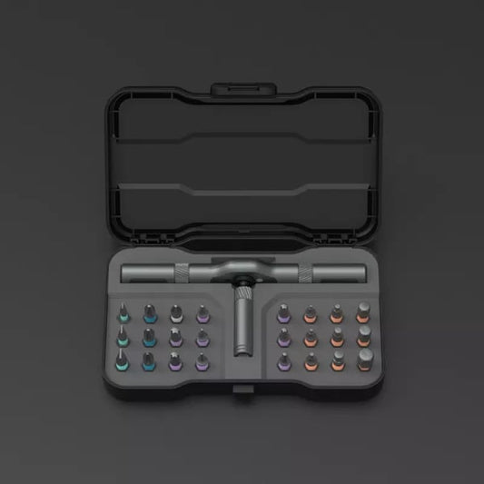24-in-1 Magnetic Ratcheting Screwdriver Set – Compact, Lightweight & Perfect for DIY Repairs 🔧💼