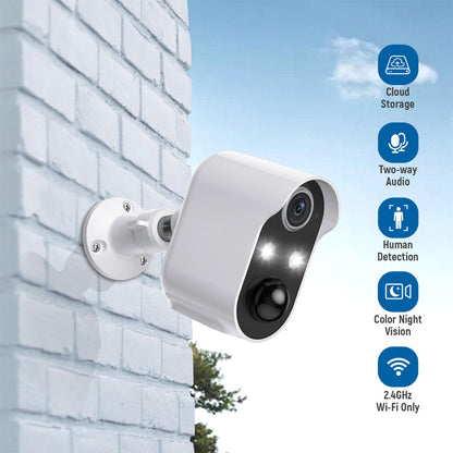 🎁 Solar Powered Surveillance Camera - WiFi Wireless IP Camera