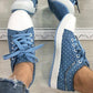 👟2026 New Design🙋‍♀️✨Ladies Casual Flat Round Toe Lace Up Low Top Shoes