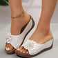 Vrouwen Comfort Slip-On Sandalen met Bloemen