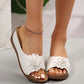 Vrouwen Comfort Slip-On Sandalen met Bloemen