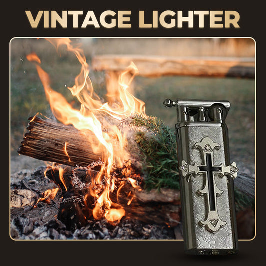 💖HOT SALE 50% OFF💖 Vintage Stylish Cross Design Lighter