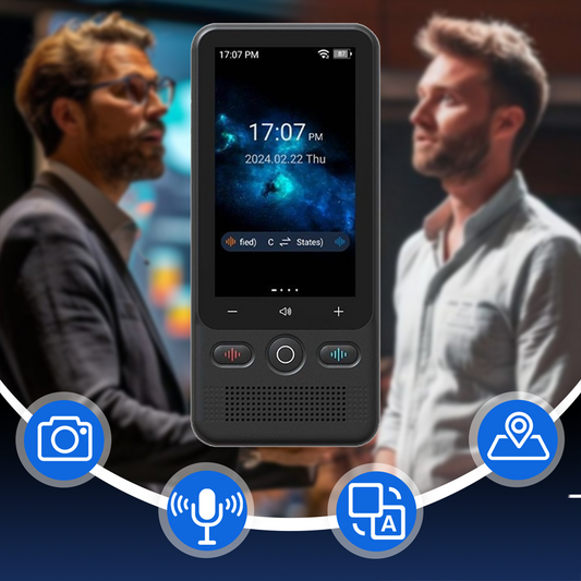2-in-1 Portable Translation Device – Real-Time Voice & Camera Translation in 138 Languages, Offline Mode & 1400mAh Battery 🌍✈️