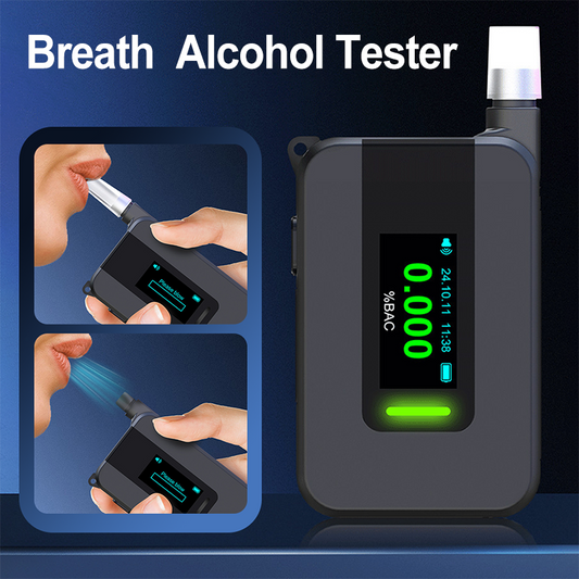 High-Accuracy Electrochemical & Breath Alcohol Tester