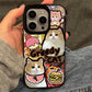 Drooling Cat and Dog Creative iPhone Case