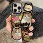 Drooling Cat and Dog Creative iPhone Case