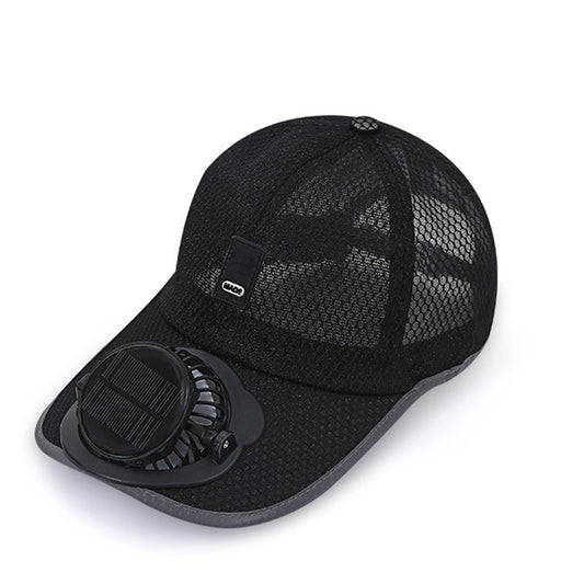 🌞🍃Breathable Baseball Cap with Solar Fan