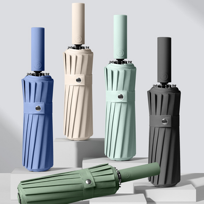 Windproof Automatic Umbrella with UV Protection