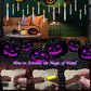 Halloween Decorations-Floating Candles with Wand