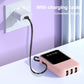 Portable Power Bank with Display and Charging Cable