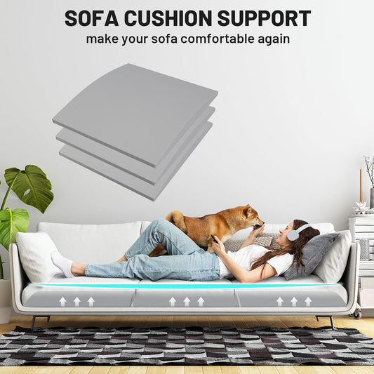 Sofa cushion support for sagging seats