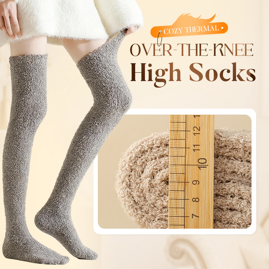 【🧦 WINTER'S SECRET WEAPON】Cozy Thermal Over-The-Knee Socks