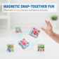 Magnetic 3D Cube Puzzle Blocks for Kids