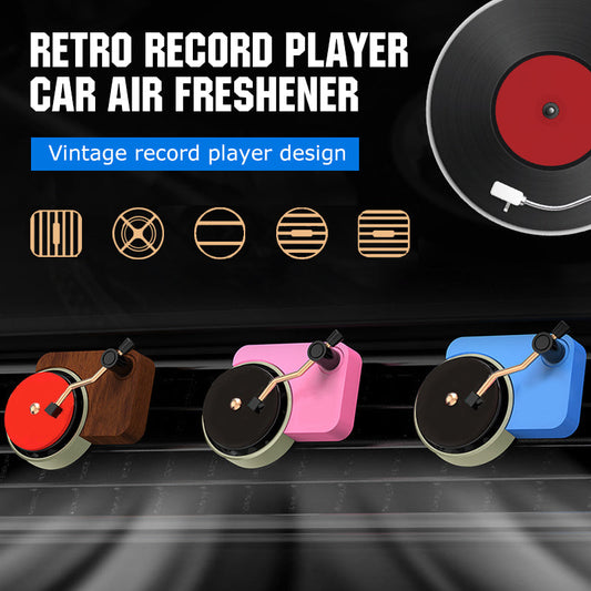 Retro Record Player Car Air Freshener