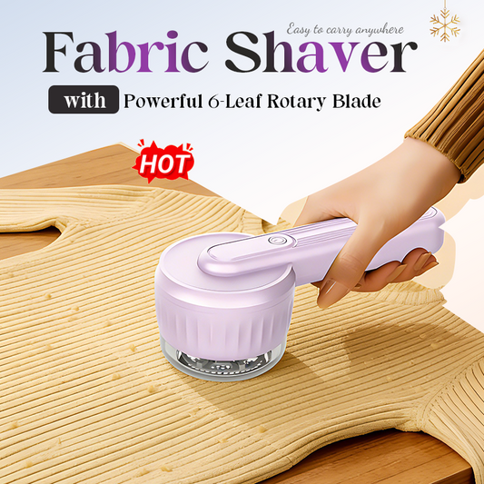 🔥 “Six-Blade Cyclone” Powerful Fabric Lint Remover ✨ —— Professional-grade garment revitalization, say goodbye to embarrassing lint balls!