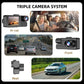 🥳2026 HOT SALE🥳💞50K+ SOLD!🚙📲 50% OFF! 3‑Cam Dash Cam with WiFi – 1080P HD, night vision. Live view on phone, no missed moments. A smarter witness. 🛣️✅