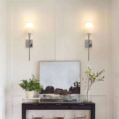 Classic Fabric Shade Wall Light