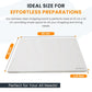 🔪 Stainless Steel Countertop Chopping Board – Hygienic, Knife-Friendly & Easy-Clean Surface 🍽️