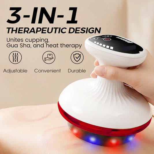 3-in-1 Handheld Gua Sha & Cupping Massager
