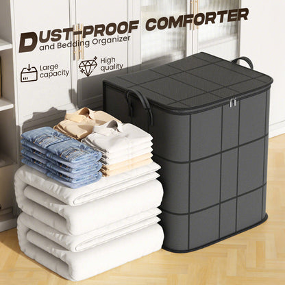 Dust-Proof Comforter and Bedding Organizer – Zippered & breathable – Extra large capacity, clear window – perfect for seasonal storage or travel 🧳