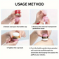 ⏰Portable Powder Blush with Puff Applicator