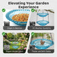 Vintage-Style Hanging Bird Feeder & Bath