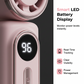 Portable Clip-On Cooling Fan | Hands-Free Strong Wind with LED Battery DisplayInstant cooling on the go