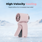 Portable Clip-On Cooling Fan | Hands-Free Strong Wind with LED Battery DisplayInstant cooling on the go