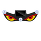 Solar Powered Devil's Eye LED Car Warning Light