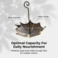 Hanging Umbrella Bird Feeder & Bath – Dual-Use, Rust-Resistant, Vintage Style & Perfect for Garden Decor ☂️