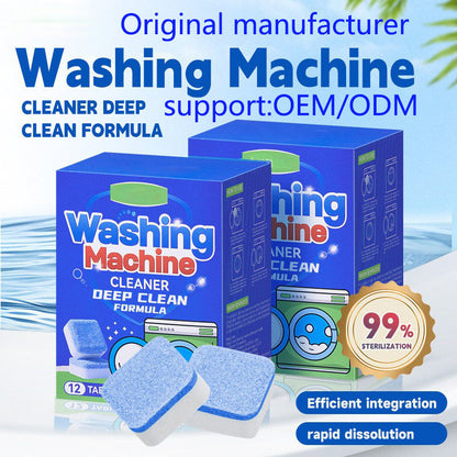 🧼 Washing Machine Cleaner Tablets – Deep Clean, Remove Odor & Keep Your Washer Fresh ✨🏠