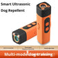 ⏰🎁New smart plastic ultrasonic dog bark deterrent, 4-in-1, portable, handheld device, anti-bark trainer, outdoor, self-defense flashlight
